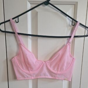 Jessica Simpson Soft Pink Mesh Bra